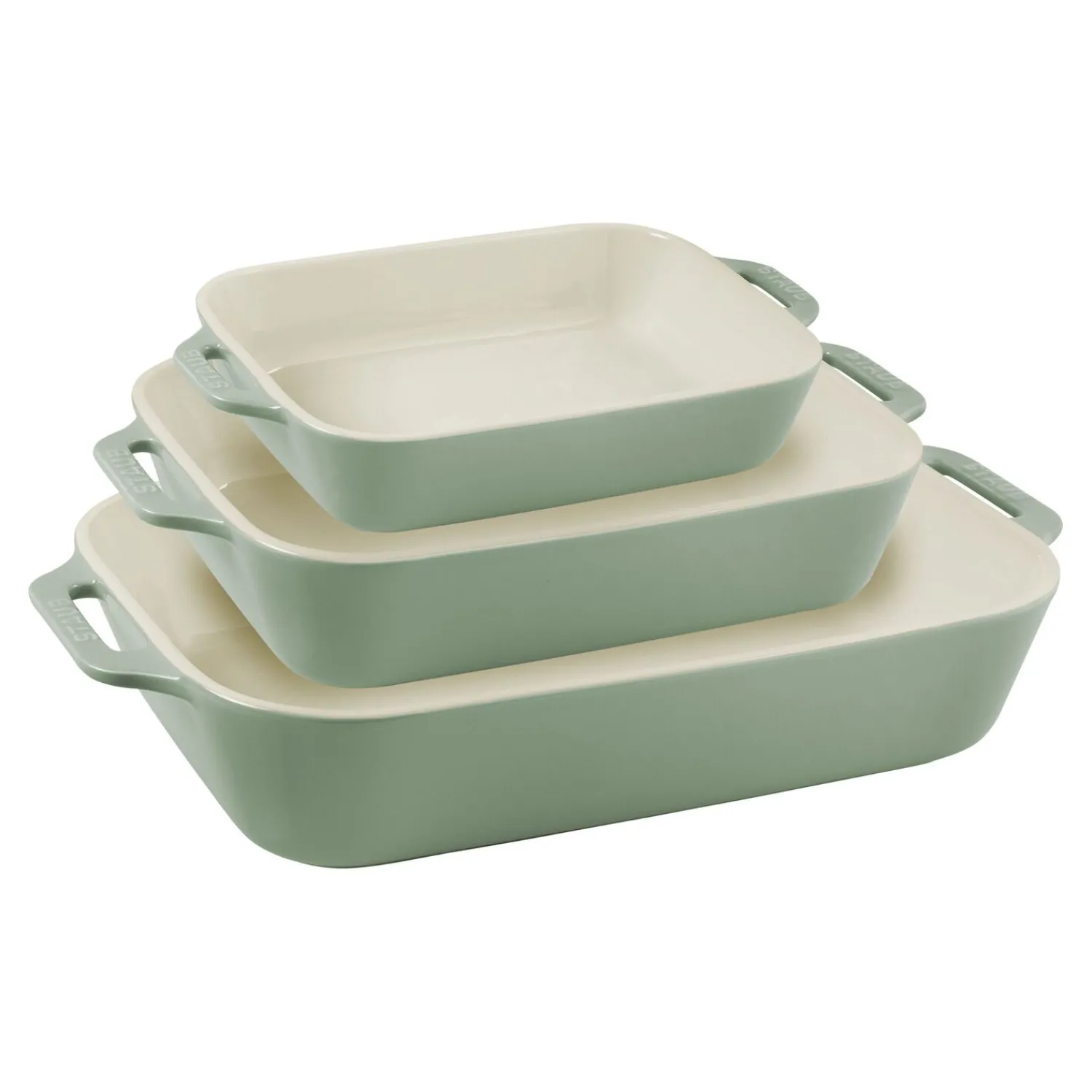Staub Ofenformenset 3-tlg, rechteckig, , Keramik