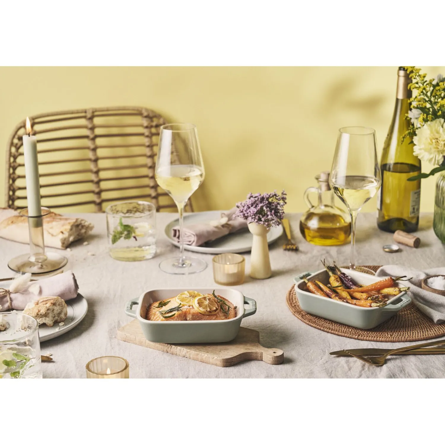 Staub Ofenformenset 2-tlg, rechteckig, , Keramik