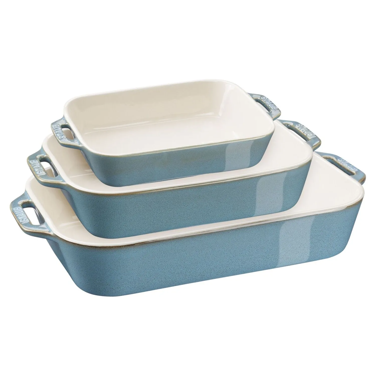 Staub Ofenformenset 3-tlg, rechteckig, , Keramik