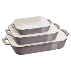 Staub Ofenformenset 3-tlg, rechteckig, , Keramik