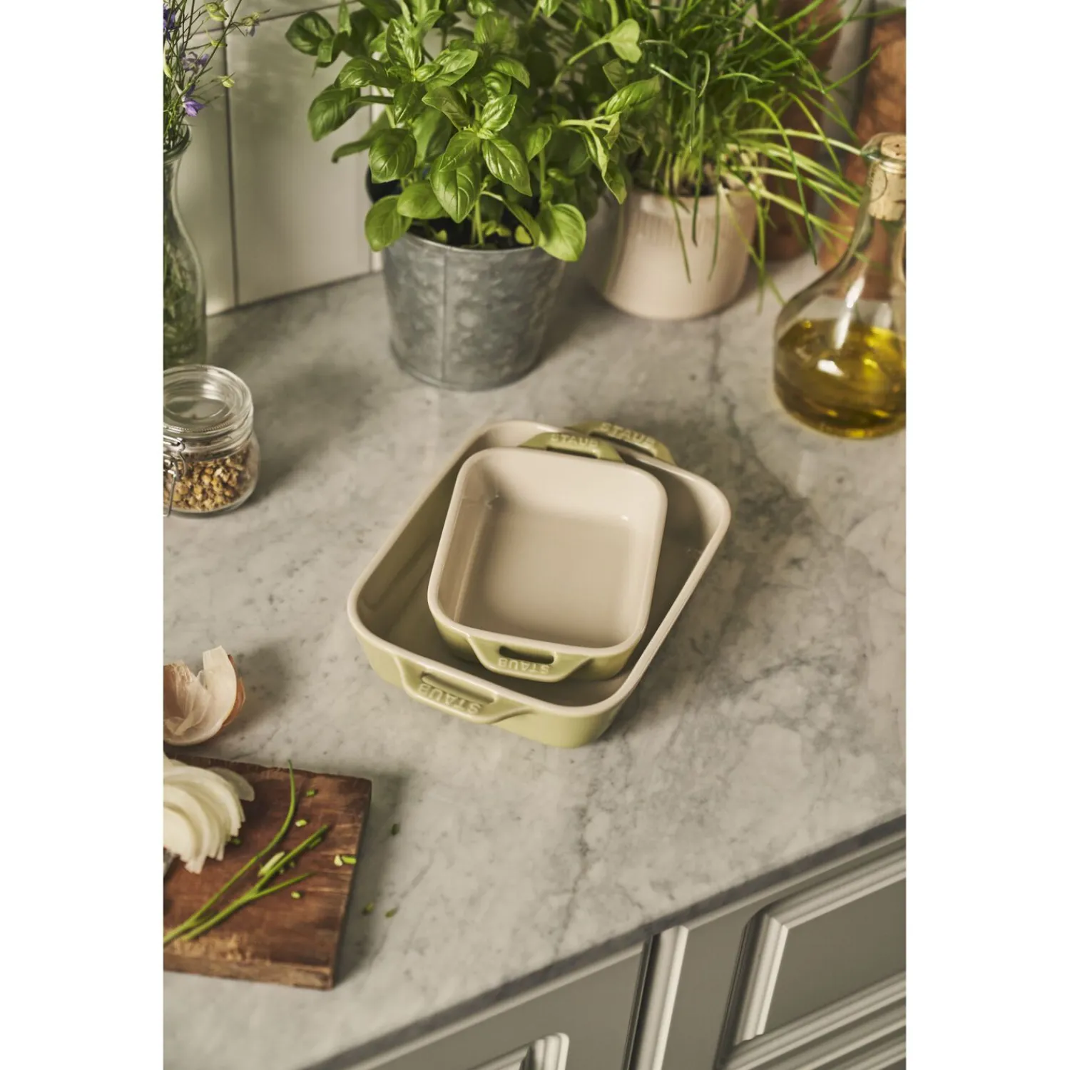 Staub Ofenformenset 2-tlg, rechteckig, , Keramik