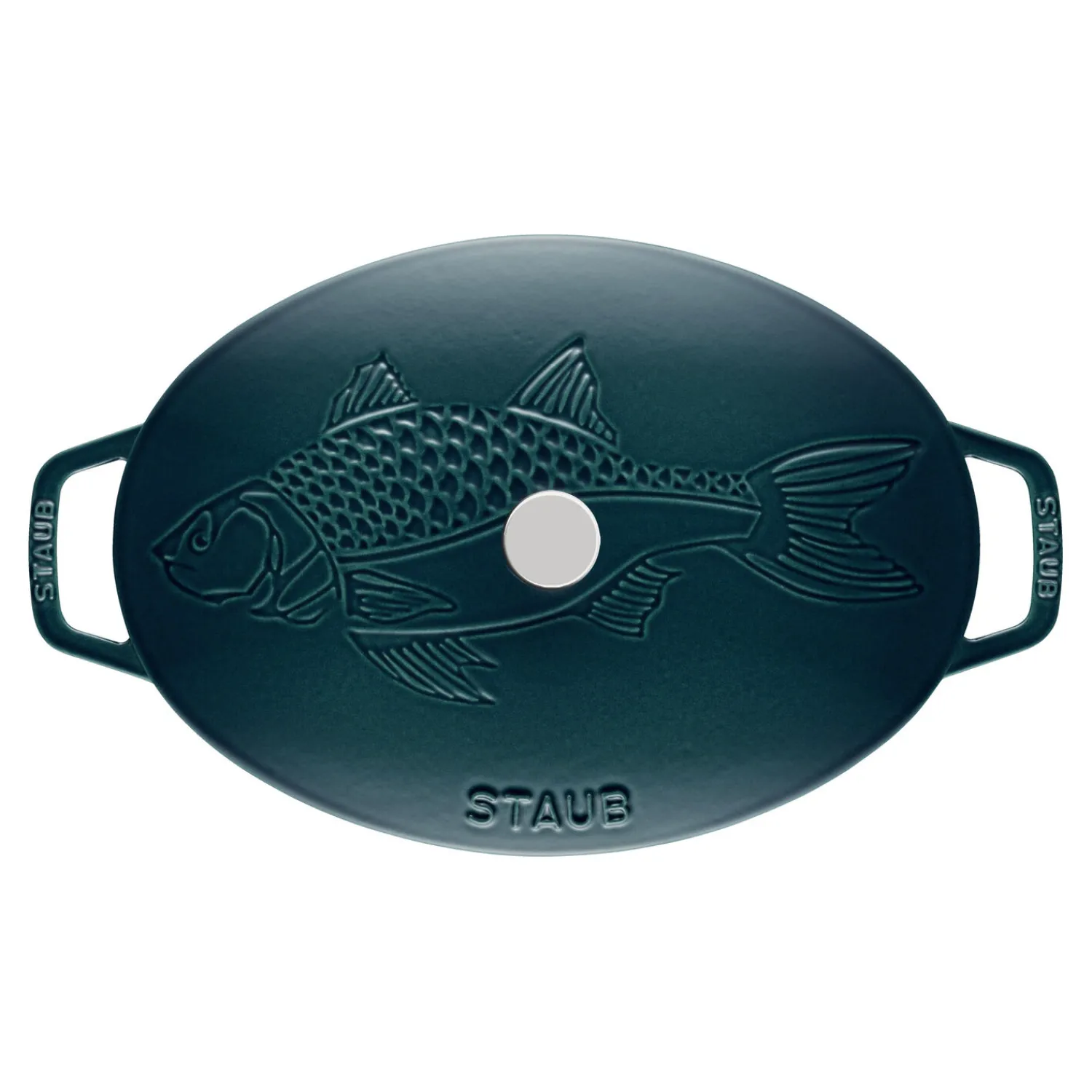 Staub Ofenform Fisch 33 cm, oval, , Gusseisen