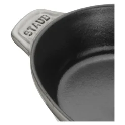 Staub Ofenform mit Deckel 23 cm, oval, , Gusseisen