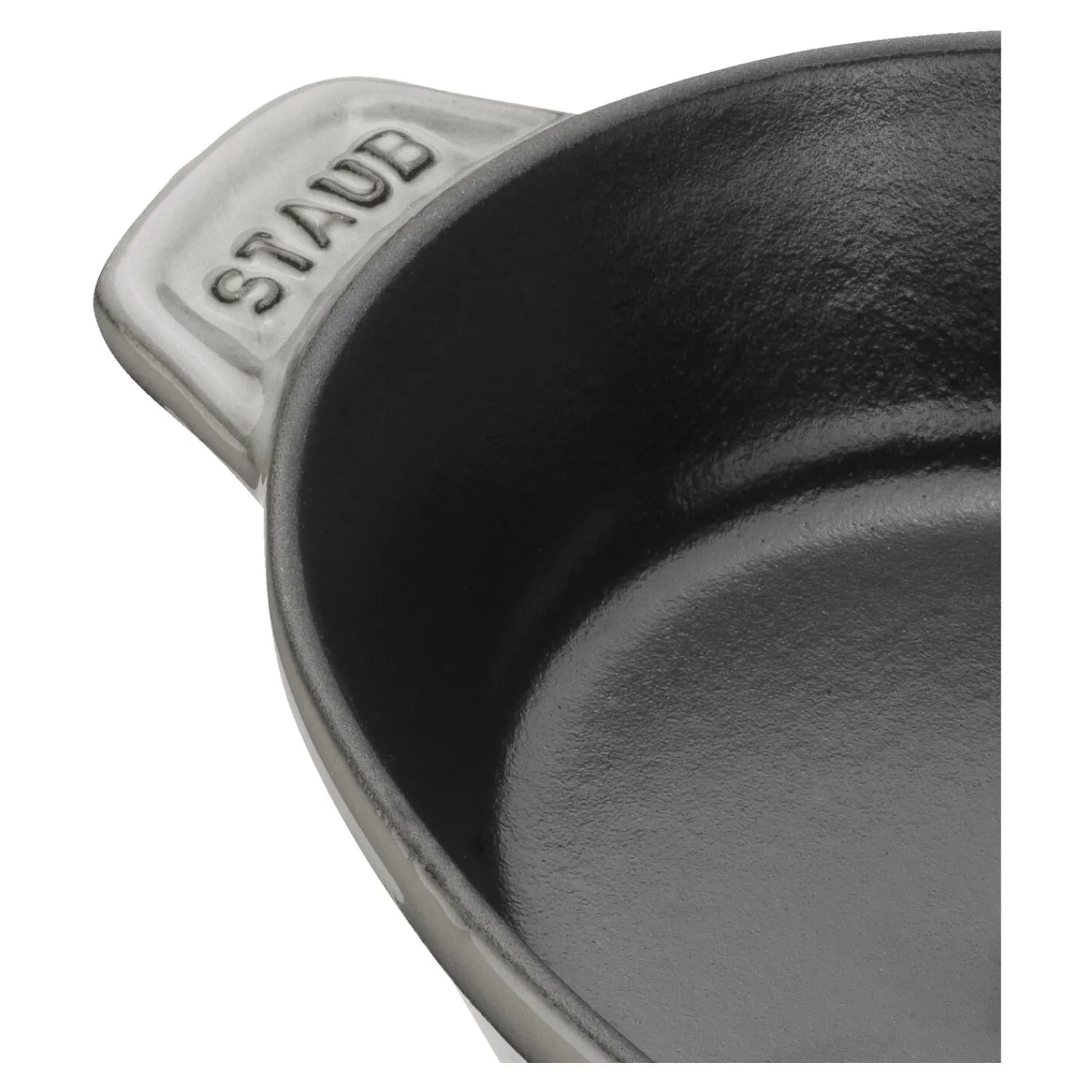 Staub Ofenform mit Deckel 23 cm, oval, , Gusseisen