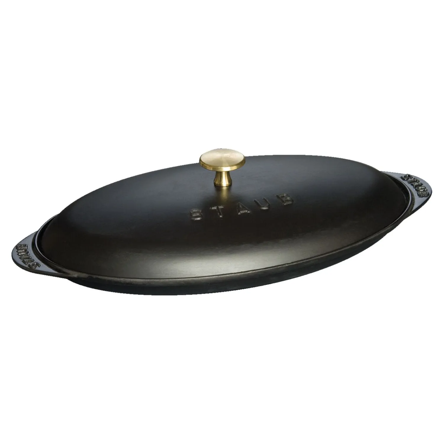 Staub Ofenform mit Deckel 31 cm, oval, , Gusseisen