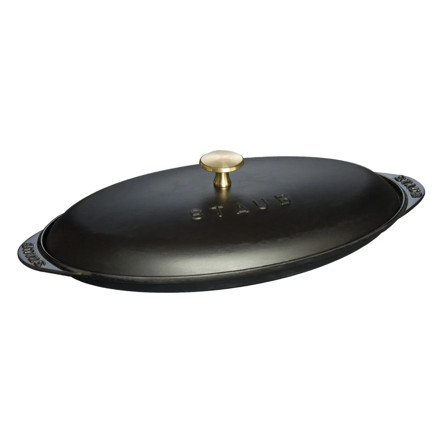 Staub Ofenform mit Deckel 31 cm, oval, , Gusseisen