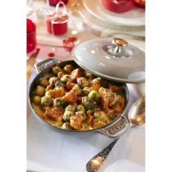 Staub Ofenform mit Deckel 20 cm, rund, , Gusseisen