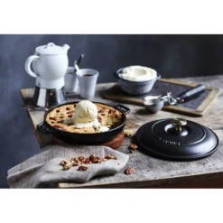 Staub Ofenform mit Deckel 20 cm, rund, , Gusseisen