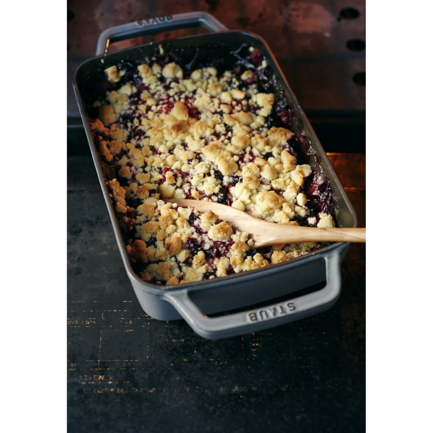 Staub Ofenform 30 x 20 cm, rechteckig, , Gusseisen
