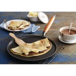 Staub Pfannkuchenpfanne 28 cm, rund, Schwarz, Gusseisen