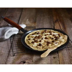 Staub Pfannkuchenpfanne 28 cm, rund, Schwarz, Gusseisen