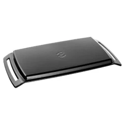 Staub Plancha 38 cm x 25 cm, rechteckig, Glänzend-Schwarz, Gusseisen