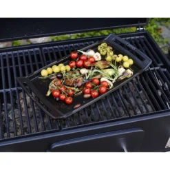Staub Plancha 38 cm x 25 cm, rechteckig, Glänzend-Schwarz, Gusseisen