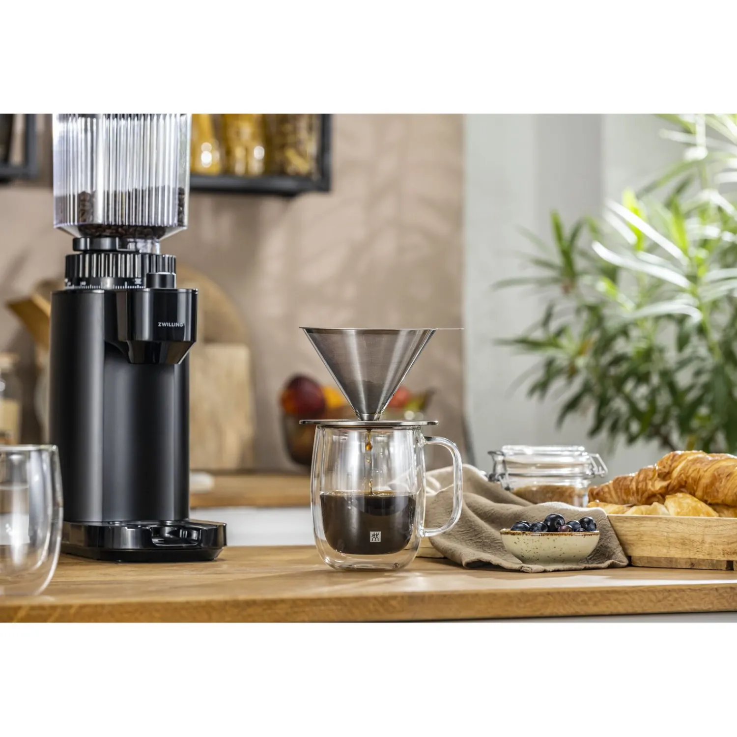 ZWILLING Pour Over Kaffeefilter, 18/10 Edelstahl