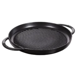 Staub Pure Grill 30 cm, rund, , Gusseisen