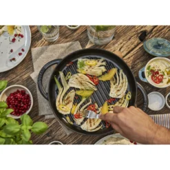 Staub Pure Grill 26 cm, rund, , Gusseisen