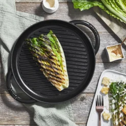 Staub Pure Grill 26 cm, rund, , Gusseisen