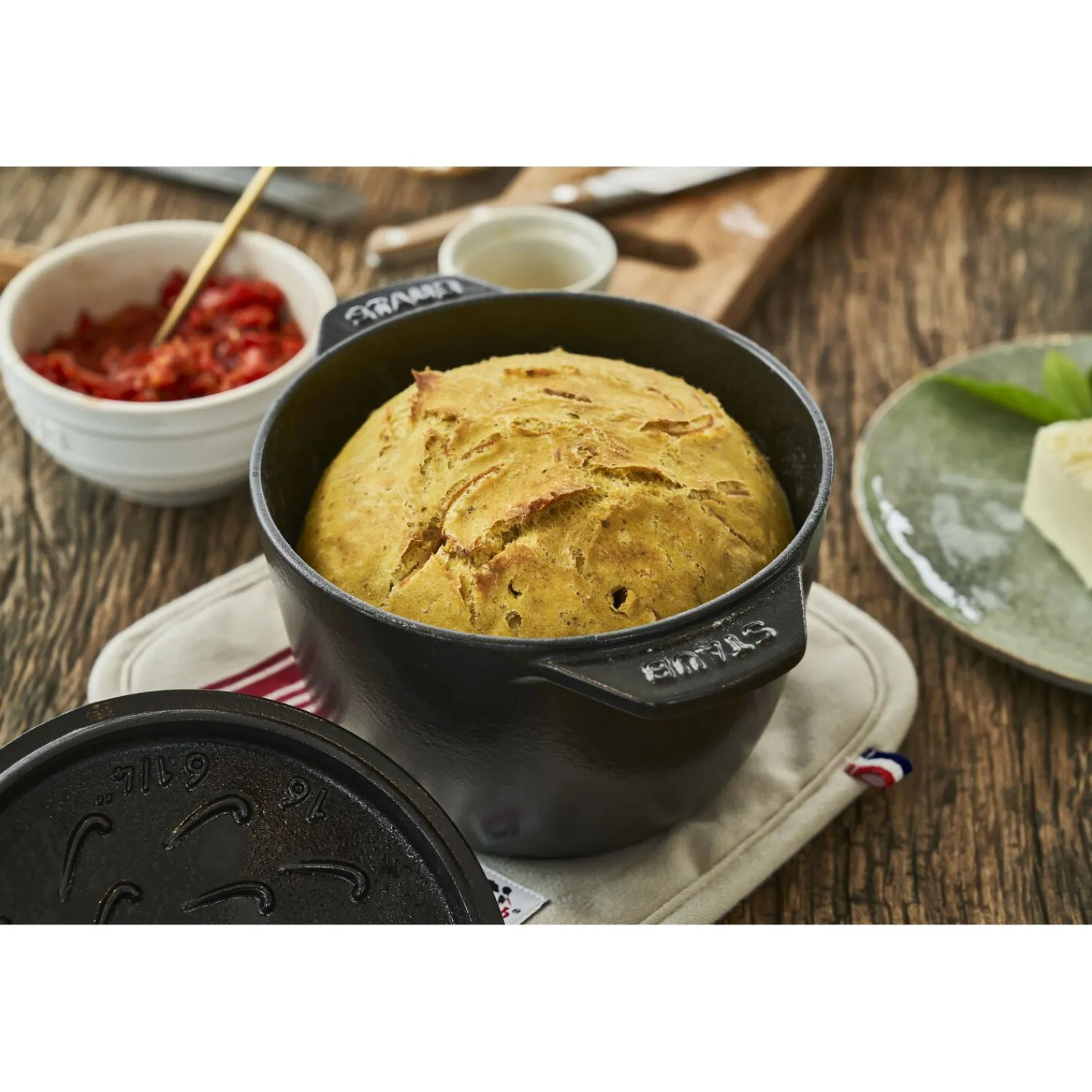 Staub Reis-Cocotte 16 cm, rund, , Gusseisen