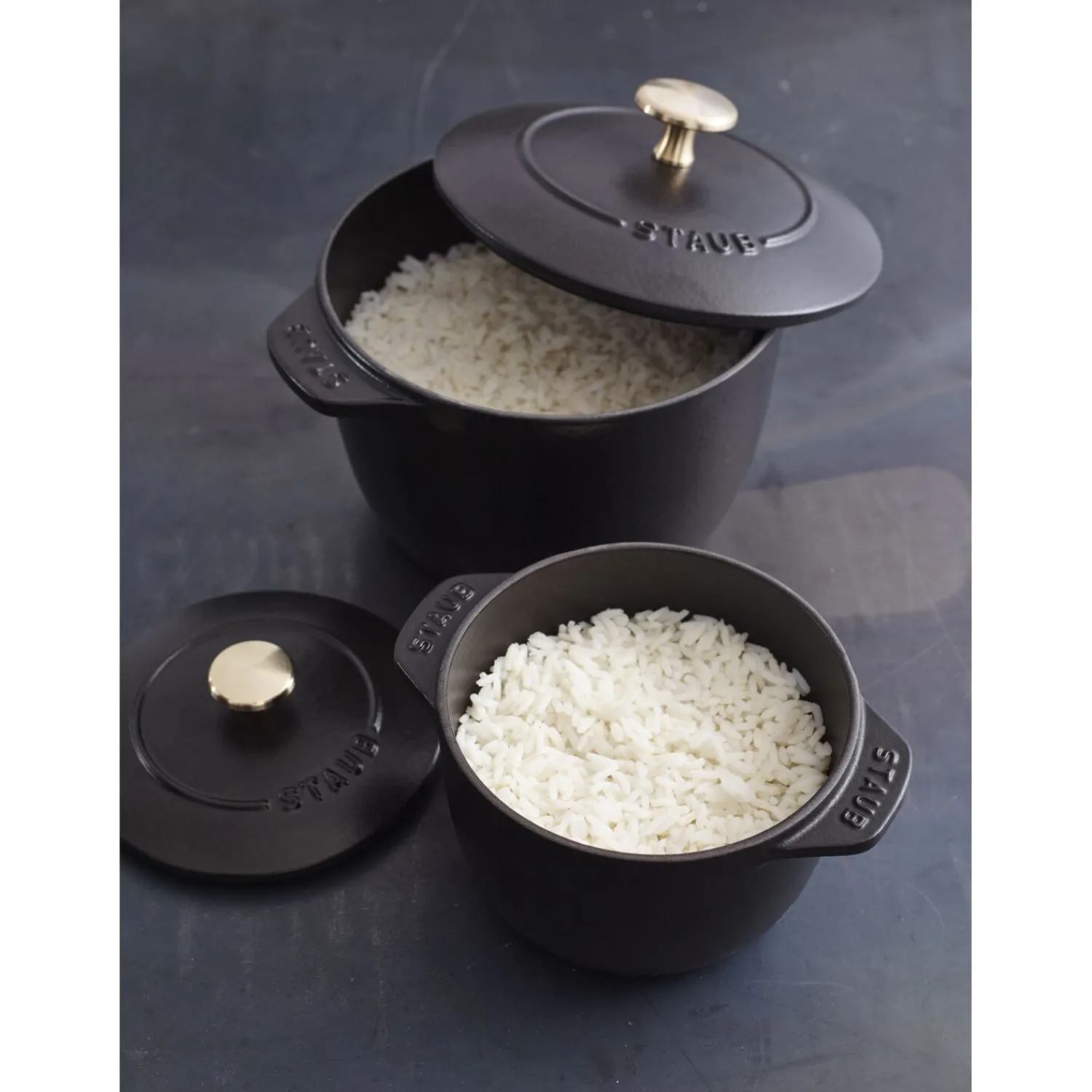 Staub Reis-Cocotte 16 cm, rund, , Gusseisen