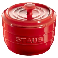 Staub Salzfass 250 ml, Kirsch-Rot, Keramik