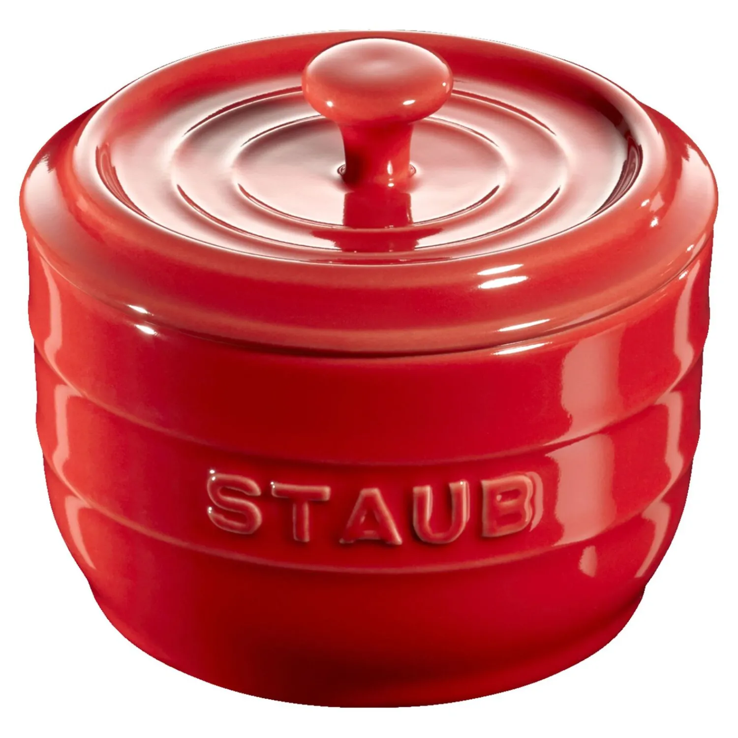 Staub Salzfass 250 ml, Kirsch-Rot, Keramik
