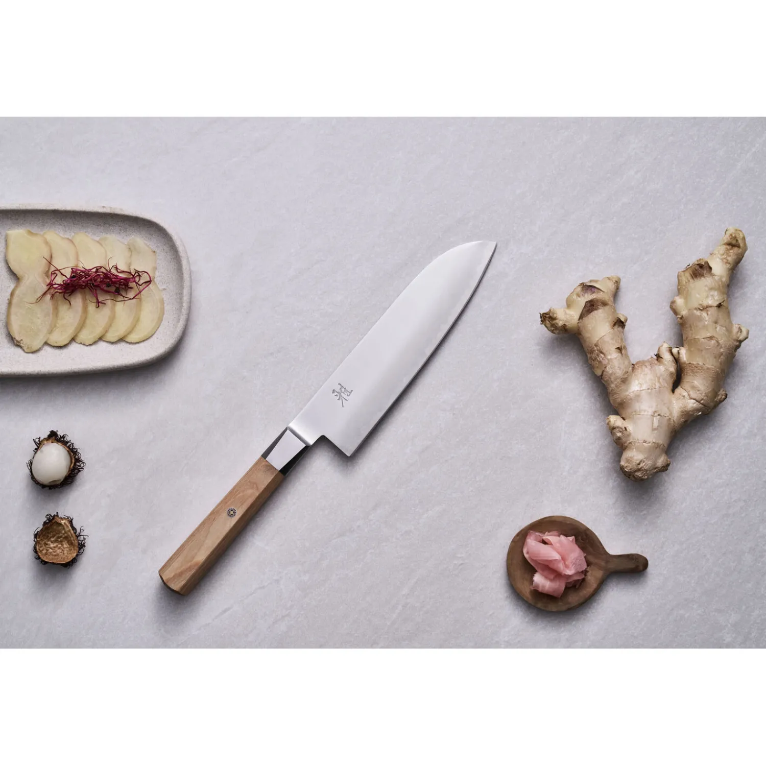 MIYABI Santokumesser 18 cm, Glattschliff
