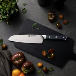 ZWILLING Santokumesser 18 cm, Kullenschliff