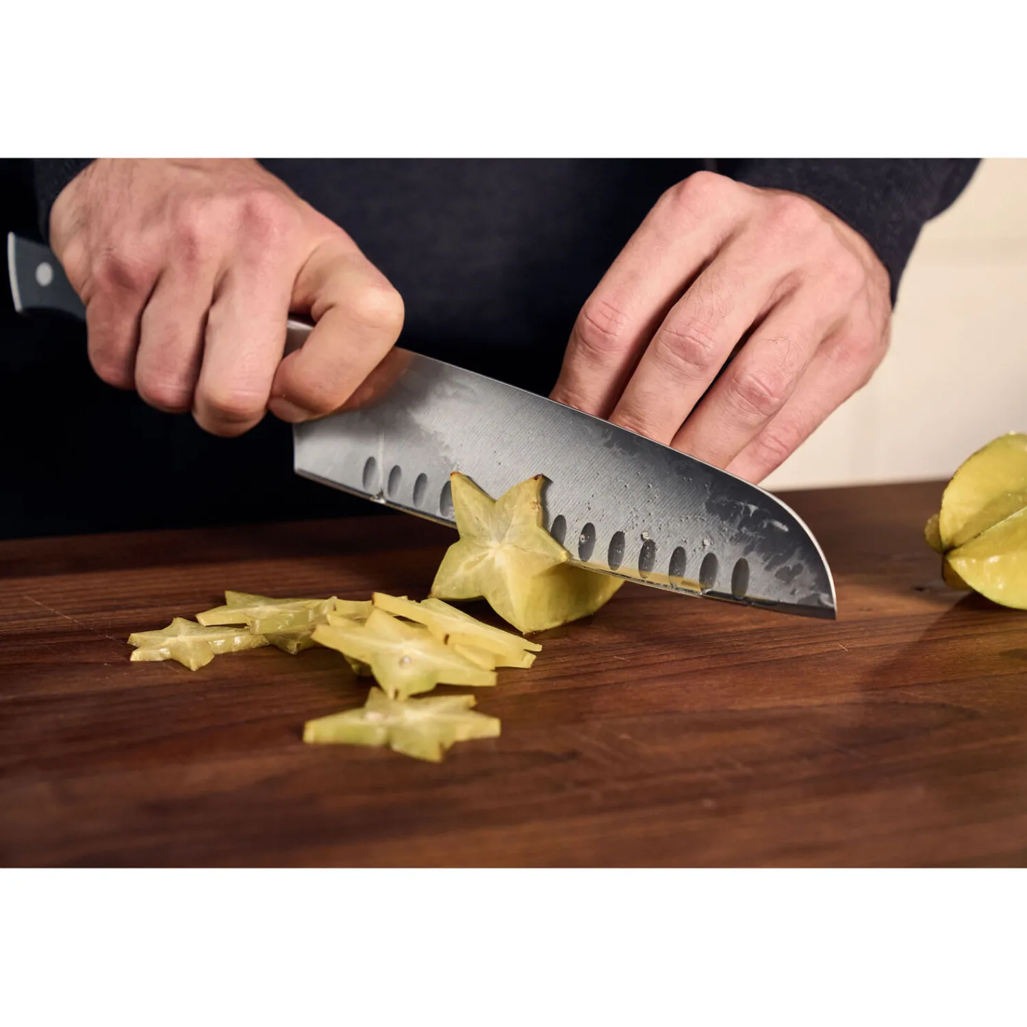 ZWILLING Santokumesser 18 cm, Kullenschliff