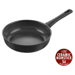 ZWILLING Schmorpfanne, 24 cm, Aluminium, Titanverstärkte keramische Antihaftbeschichtung