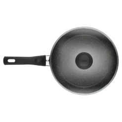 BALLARINI Schmorpfanne mit Deckel, 28 cm, Aluminium, Keramische Antihaftbeschichtung