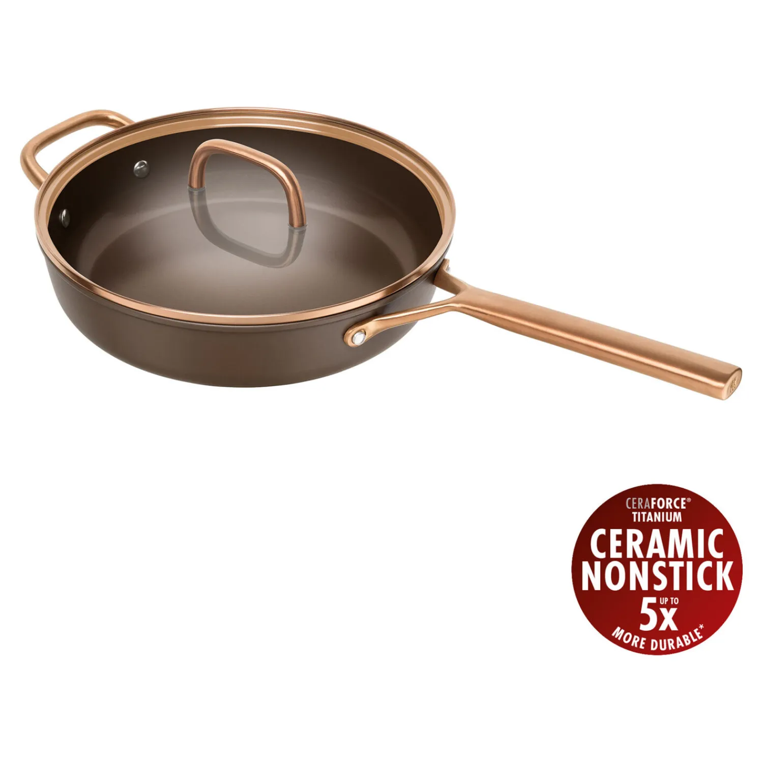 ZWILLING Schmorpfanne mit Glasdeckel 28 cm, Aluminium