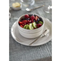 Staub Schüssel 12 cm, rund, Weisser Trüffel, Keramik