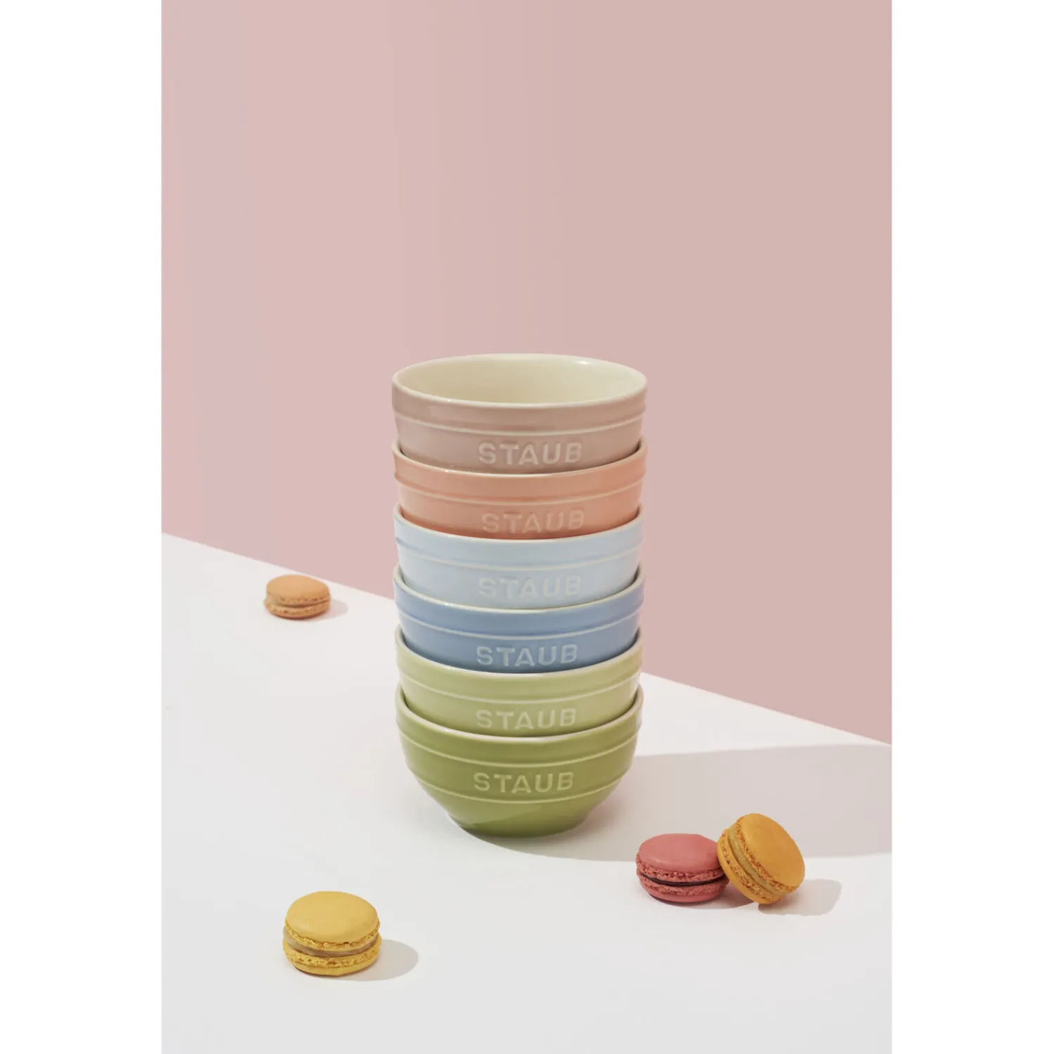 Staub Schüssel Set Macaron 12 cm / 6-tlg, Keramik