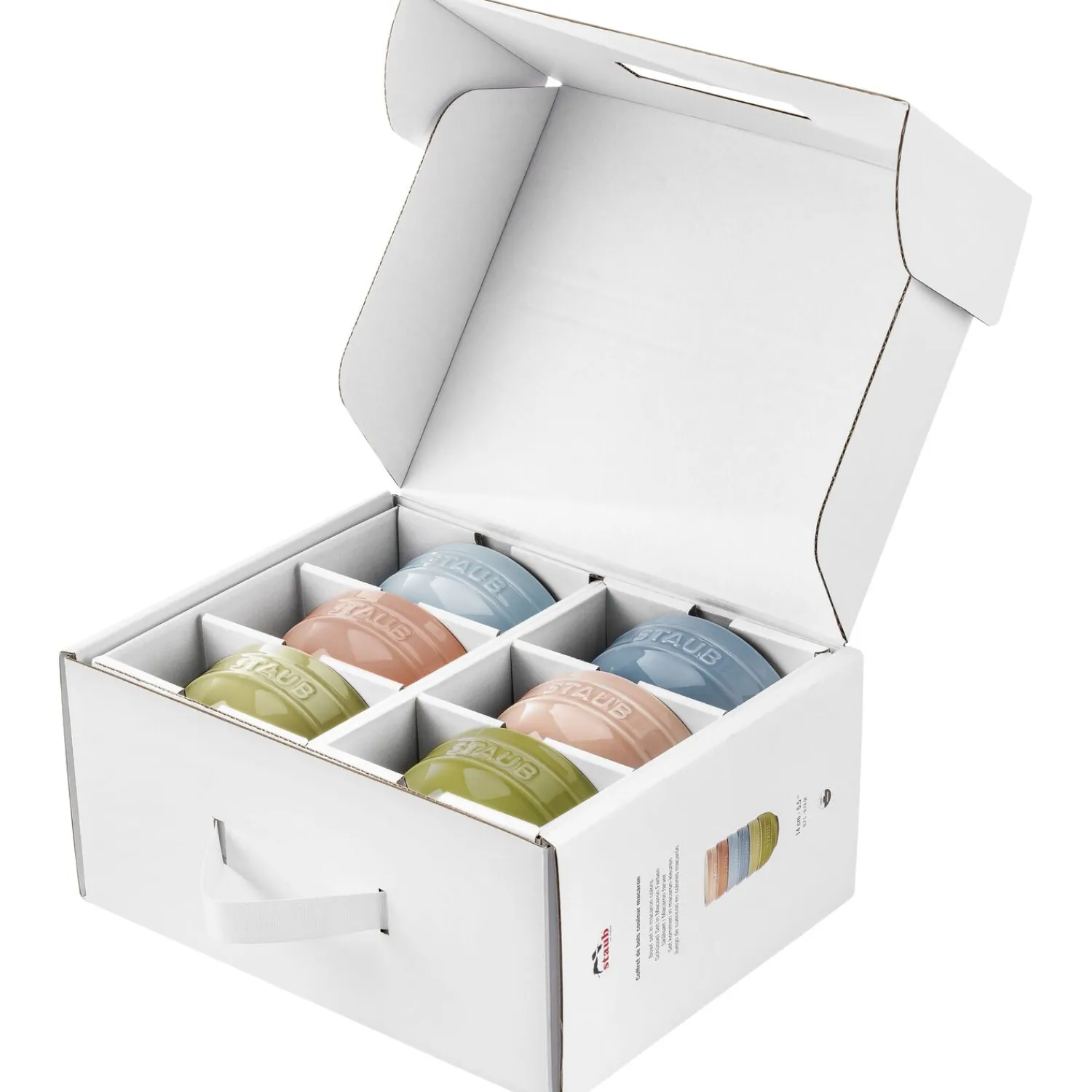 Staub Schüssel Set Macaron 14 cm / 6-tlg, Keramik