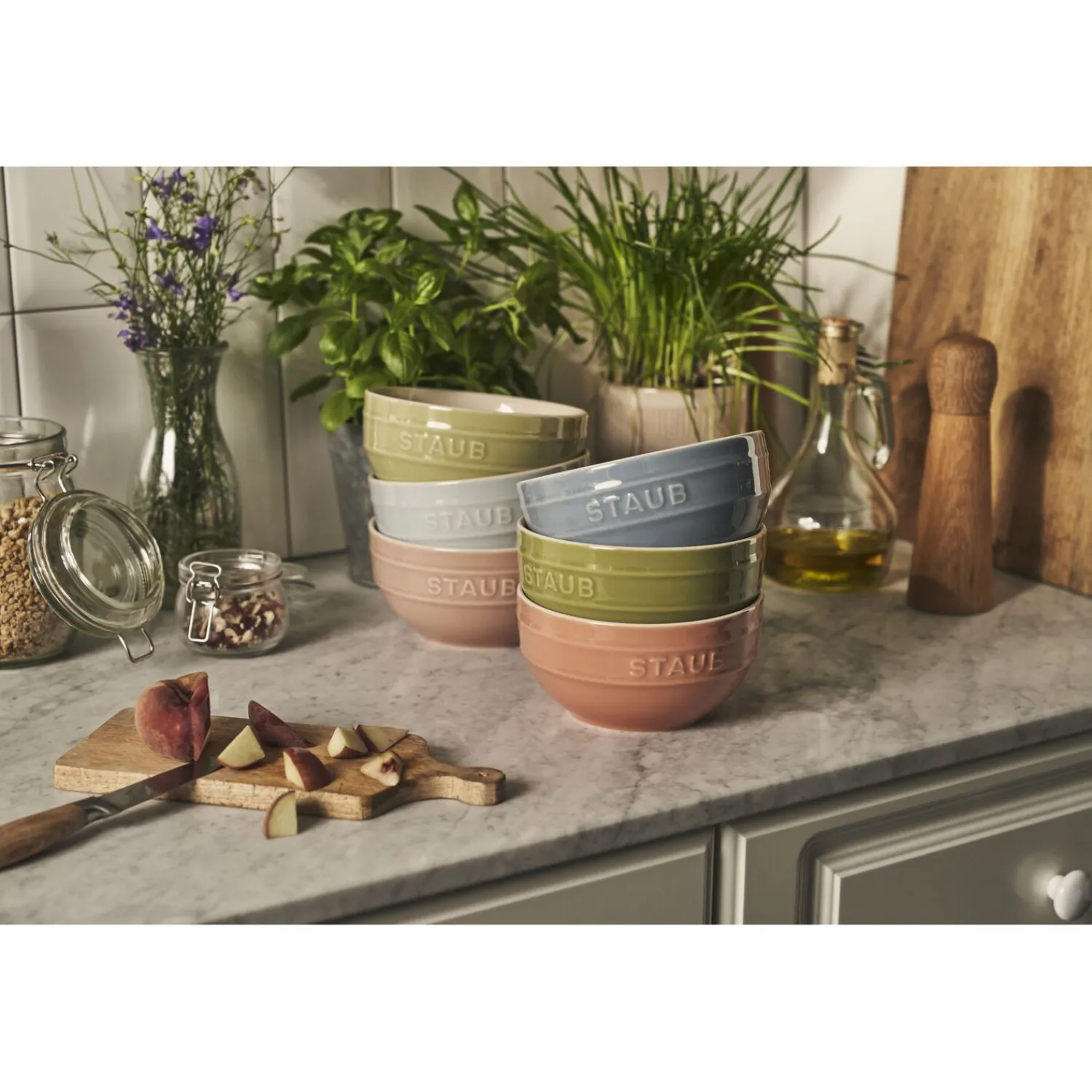 Staub Schüssel Set Macaron 14 cm / 6-tlg, Keramik