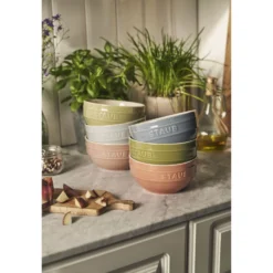 Staub Schüssel Set Macaron 14 cm / 6-tlg, Keramik