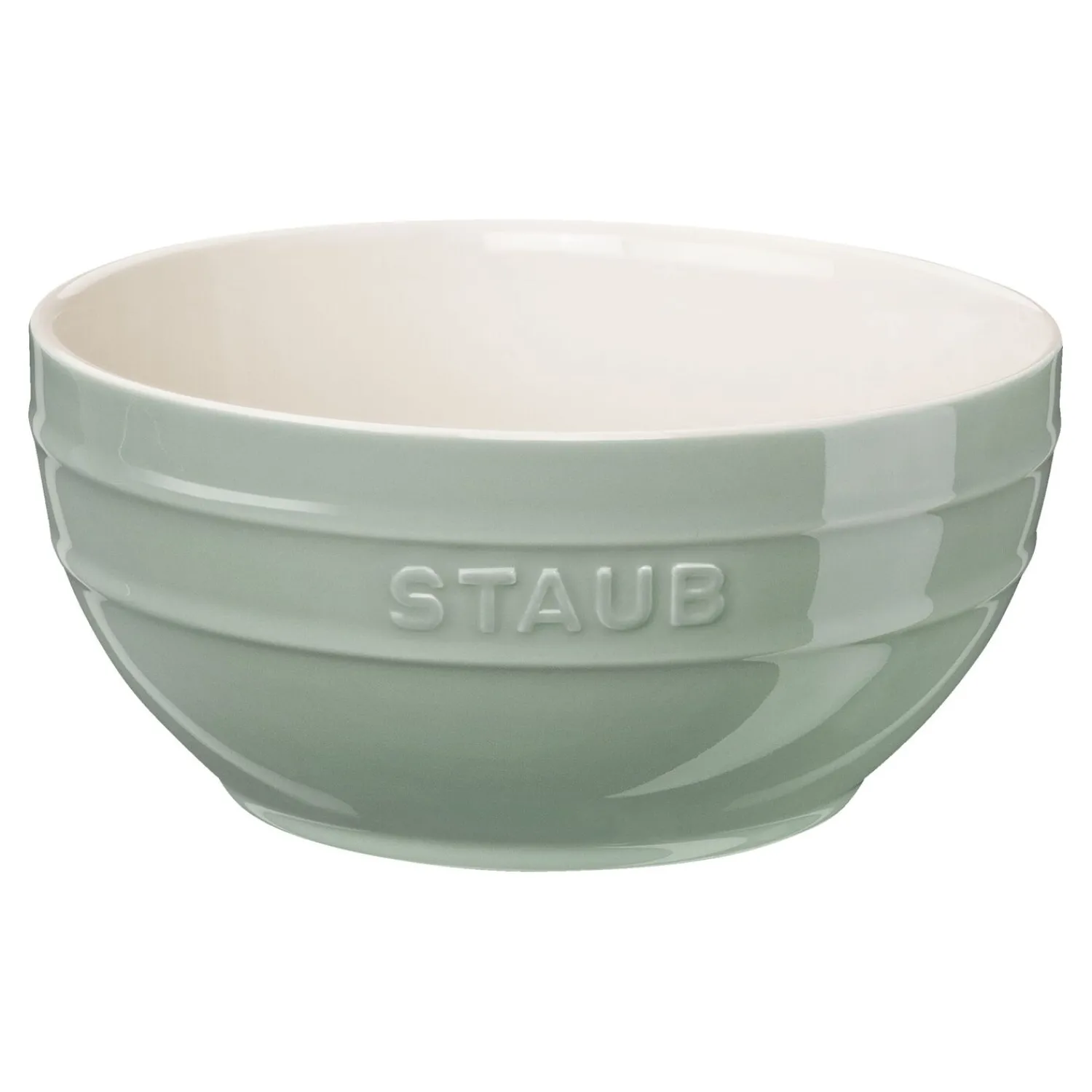 ZWILLING Schüssel-Set mit Vakuumpumpe und -deckeln, 18 cm/ 24 cm/ 5-tlg., Eukalyptus/ Weiß, Keramik
