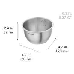 ZWILLING Schüssel Set S/M/L / 3-tlg, Edelstahl, Silber