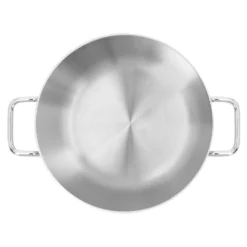 Demeyere Servierpfanne mit Glasdeckel 24 cm, 18/10 Edelstahl