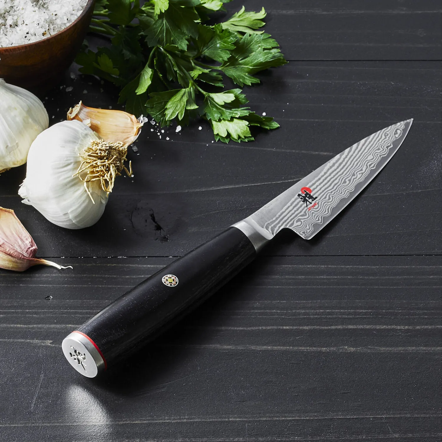 MIYABI Shotoh 9 cm, Pakka Holz