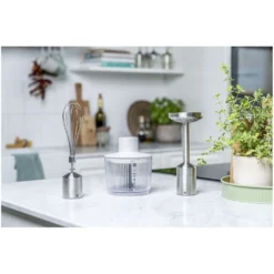 ZWILLING Stabmixer & Zubeh&ouml;r Set, 4-tlg., Silber-Weiß, Edelstahl/Kunststoff