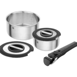 ZWILLING Starter-Set mit Pfannen, T&ouml;pfen, Deckeln und Griffen, 8-tlg