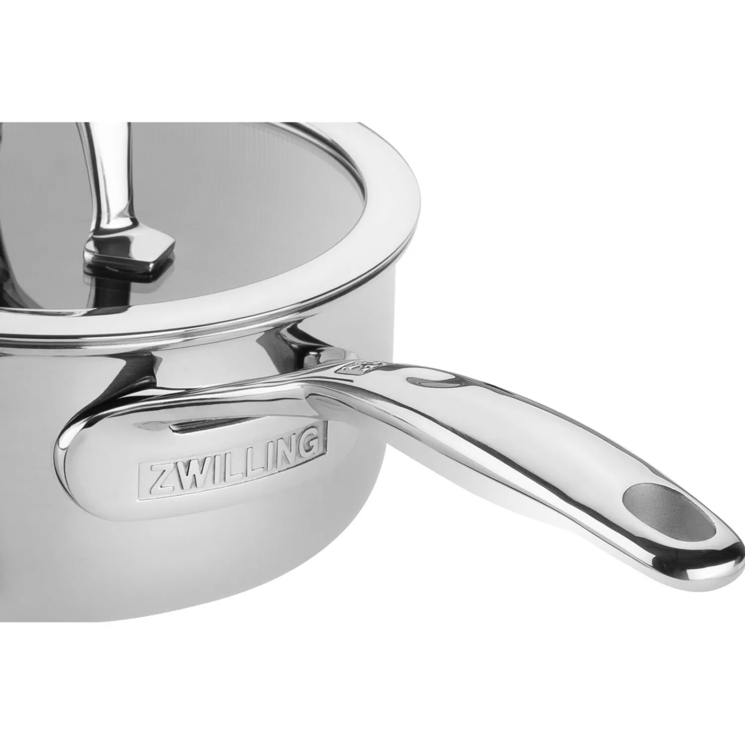 ZWILLING Stieltopf 16 cm, 18/10 Edelstahl, Silber