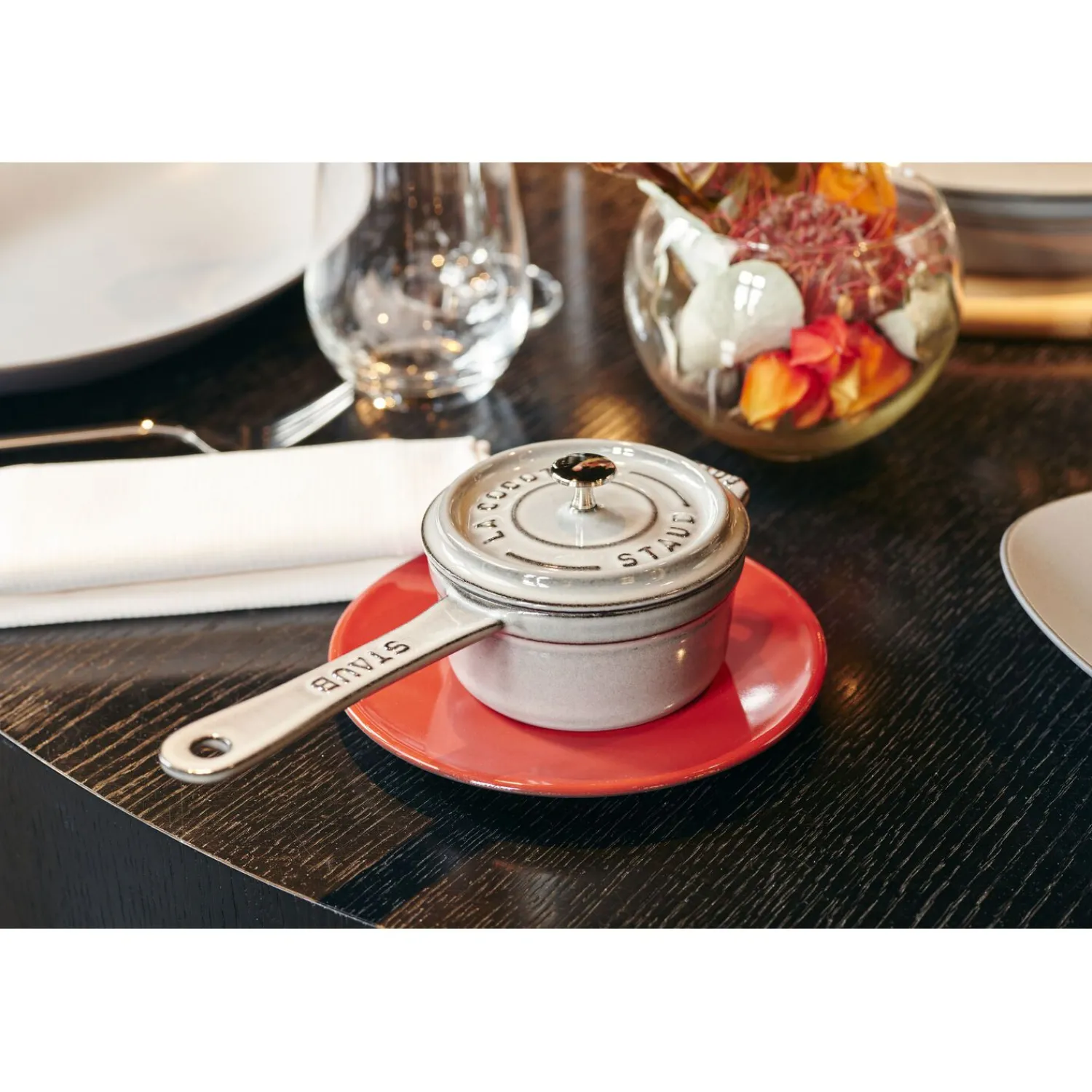 Staub Stieltopf 10 cm, Gusseisen,