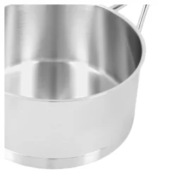 Demeyere Stieltopf mit Deckel 20 cm, 18/10 Edelstahl, Silber