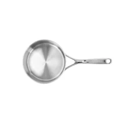 Demeyere Stieltopf mit Deckel 18 cm, 18/10 Edelstahl, Silber