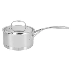Demeyere Stieltopf mit Deckel 16 cm, 18/10 Edelstahl, Silber