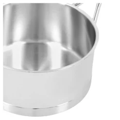 Demeyere Stieltopf mit Deckel 16 cm, 18/10 Edelstahl, Silber