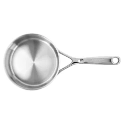 Demeyere Stieltopf mit Deckel 16 cm, 18/10 Edelstahl, Silber