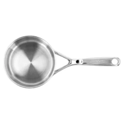Demeyere Stieltopf mit Deckel 14 cm, 18/10 Edelstahl, Silber
